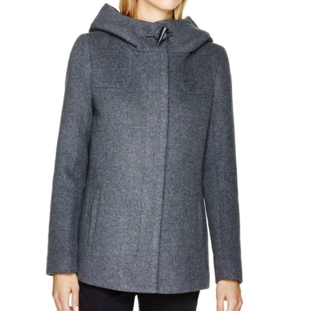 Babaton Pearce Wool Coat - Charcoal Grey
